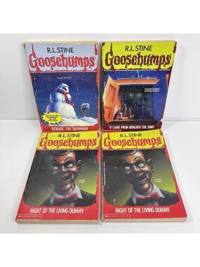 Lot Of 4 Goosebumps Books R.L Stine 2x #7, #51, #30 Scholastic Apple Faction USA